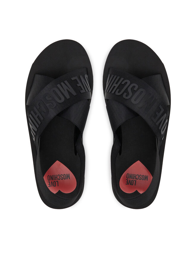 LOVE MOSCHINO Sandály LOVE MOSCHINO JA16214G0MIX4000 Černá
