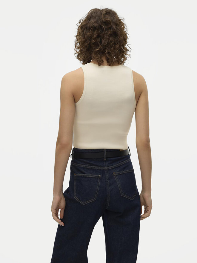 Vero Moda Vero Moda Felső Ginny 10300339 Fehér Slim Fit