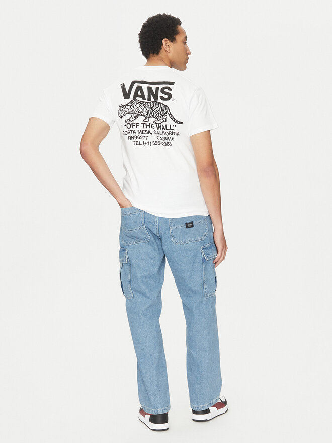 Vans Vans Marškinėliai Sneaky VN000M3Y Balta Regular Fit