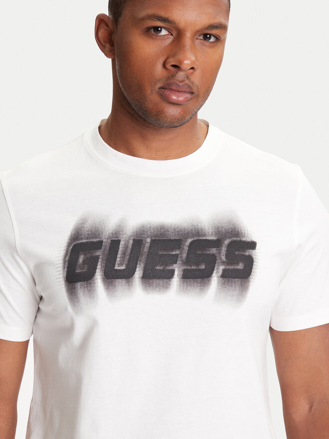 Guess Guess Marškinėliai Z5YI12 I3Z14 Balta Regular Fit