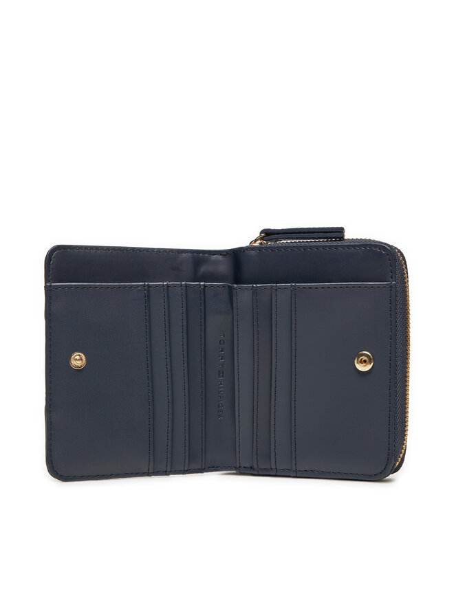 Tommy Hilfiger Portafoglio piccolo da donna Tommy Hilfiger Th Legacy Med Za AW0AW16924 Blu scuro
