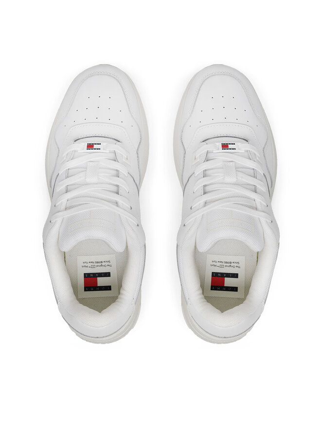 Tommy Jeans Sneakersy Tommy Jeans Tjw Retro Basket Flatform Ess EN0EN02506 Biały