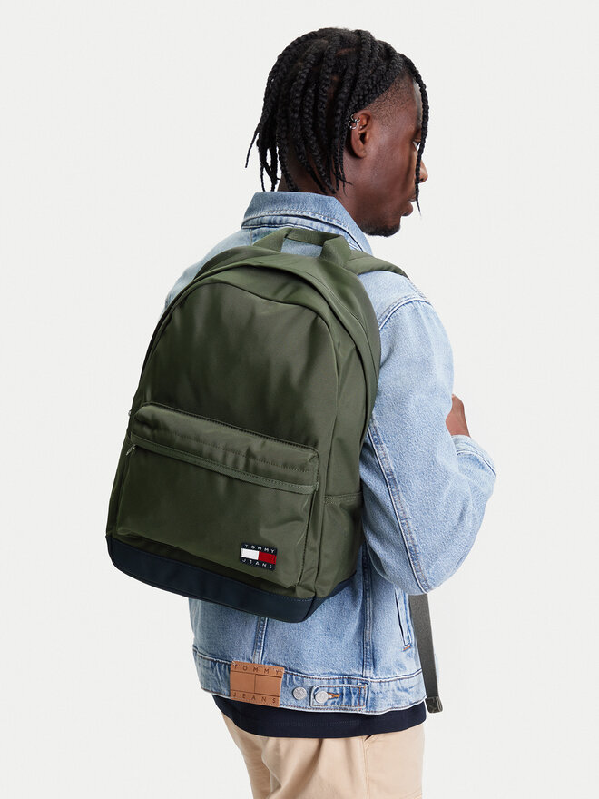 Tommy Jeans Hátizsák Tommy Jeans Tjm Ess Daily Dome Backpack AM0AM13400 Zöld
