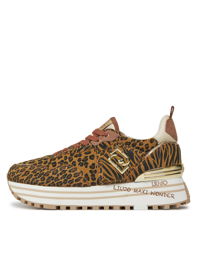 Liu Jo Sneakersy Liu Jo Maxi Wonder 01 BA4047 PX195 Hnedá