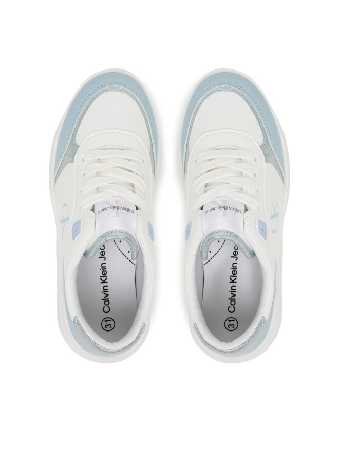 Calvin Klein Jeans Αθλητικά Calvin Klein Jeans Low Cut Lace-Up V3A9-82020-1355 Λευκό