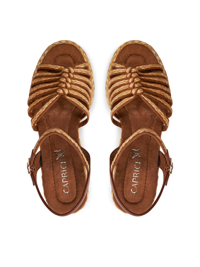 Caprice Espadrile Caprice 9-28304-42 Rjava