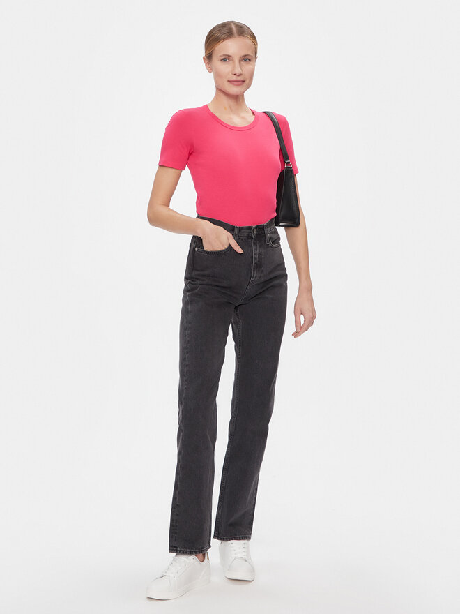 United Colors Of Benetton United Colors Of Benetton Camiseta 3GA2E16A0 Rosa Regular Fit