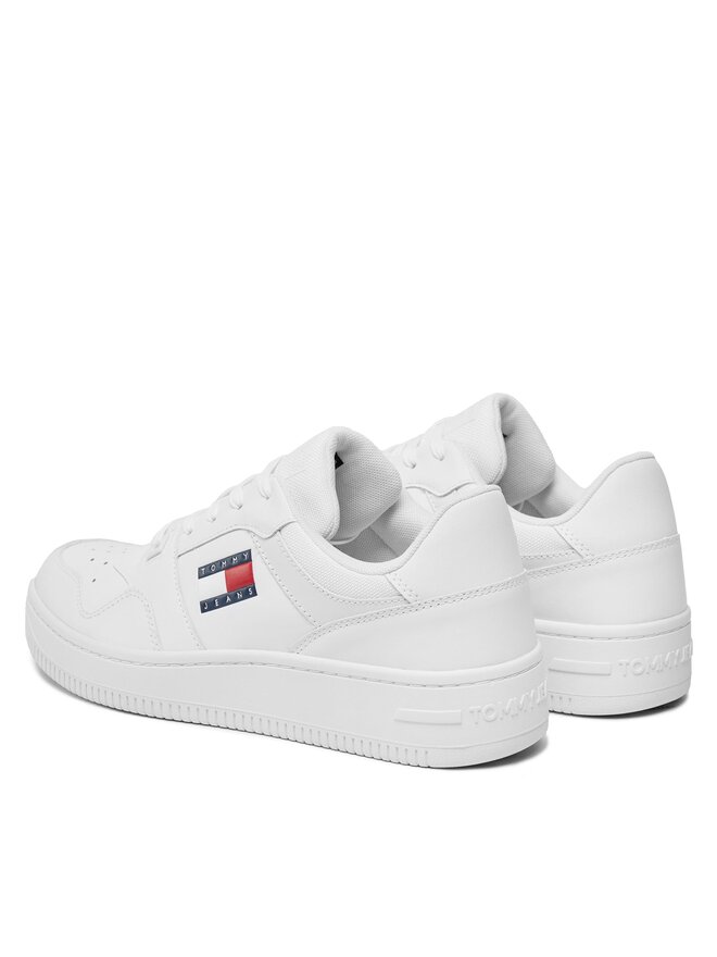 Tommy Jeans Sneakersy Tommy Jeans Tjm Retro Basket Ess EM0EM01395 Biały