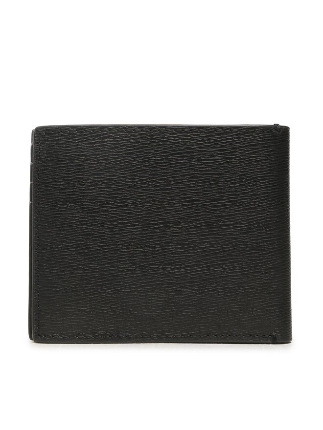 Calvin Klein Голям мъжки портфейл Calvin Klein Modern Metal Bifold 6Cc W/Coin K50K510586 Черен