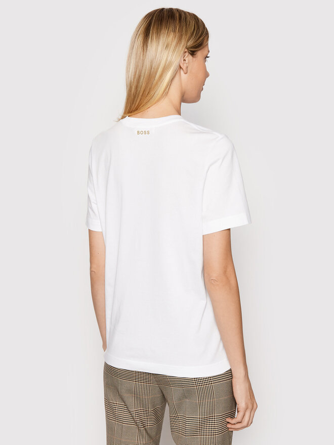 BOSS BOSS T-Shirt 50457259 Weiß Relaxed Fit