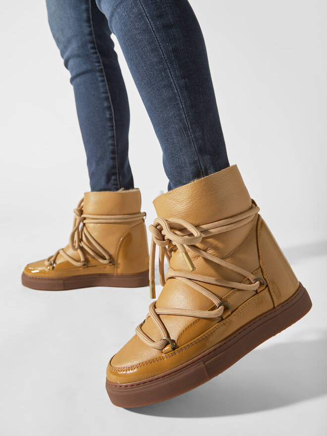 Inuikii Botas de nieve Inuikii Gloss Wedge 75203-007 Beis