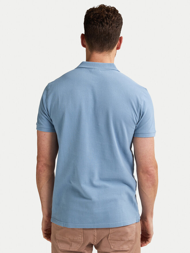 Petrol Industries Petrol Industries Polo M-ROS-POL002 Celeste Regular Fit