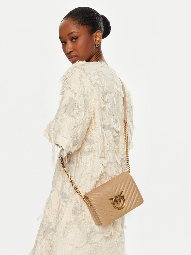 PINKO Сумка Pinko Love Click Mini AI 24-25 PLTT 100067 A0GK Бежевий