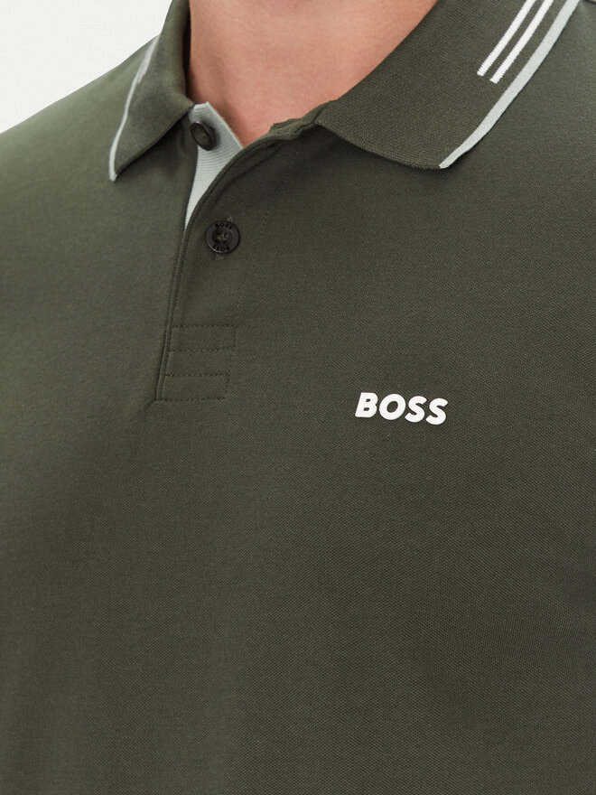 BOSS BOSS Поло Paul 50506193 Зелений Slim Fit