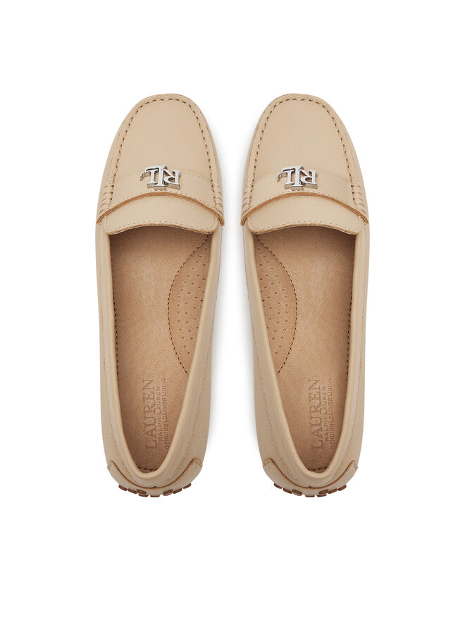 LAUREN RALPH LAUREN Mokasyny LAUREN RALPH LAUREN Barnsbury  802942768011 Beżowy