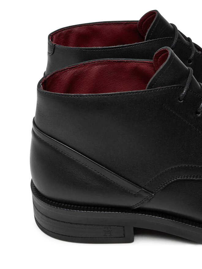 Tommy Hilfiger Puszābaki Tommy Hilfiger Tl Lth Boot FM0FM05265 Melns