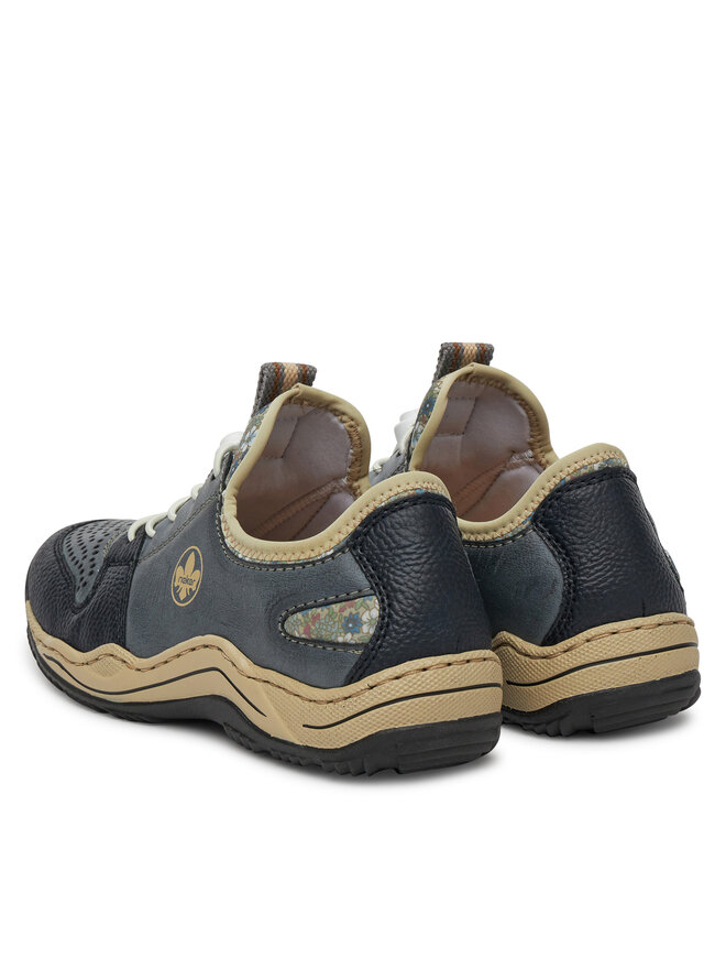 Rieker Sneakersy Rieker L0538-14 Granatowy