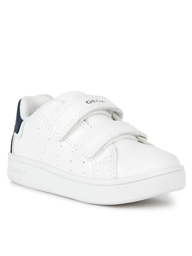 Geox Sneakersy Geox B Eclyper Boy B365LA 000BC C0899 Biela