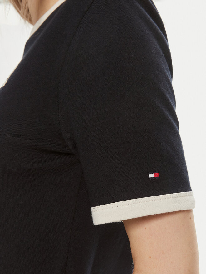 Tommy Hilfiger Tommy Hilfiger Marškinėliai Monotype WW0WW41208 Tamsiai mėlyna Regular Fit