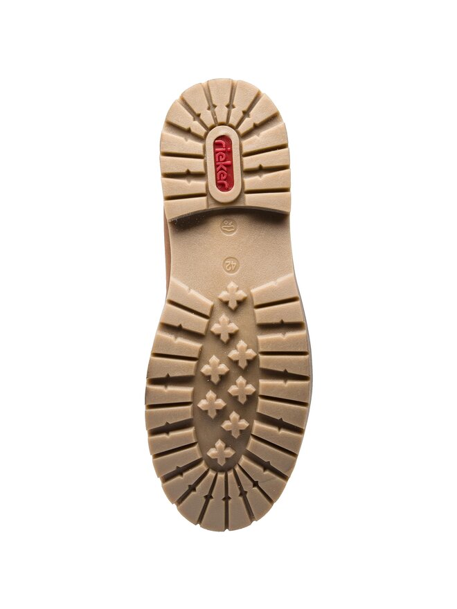 Rieker Botines Para Hombre F7910 Con Cordones, Braun 24, 28.5 Cm