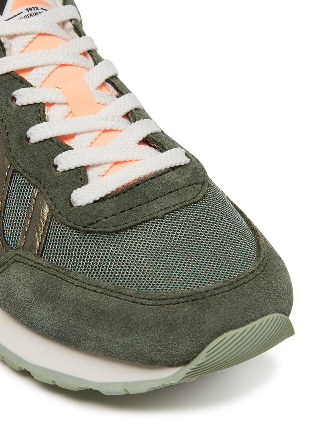 Pepe Jeans Sneakersy Pepe Jeans Brit Camp W PLS40038 Zielony