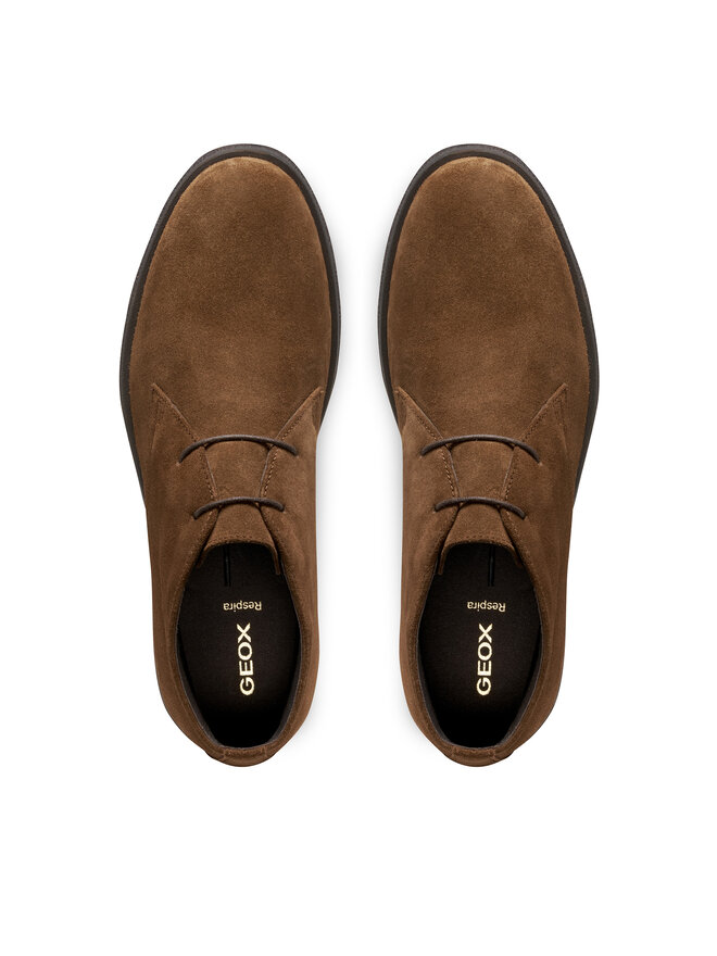 Geox Schnürschuhe Geox Uomo Claudio U0458A 00022 C6001 Braun