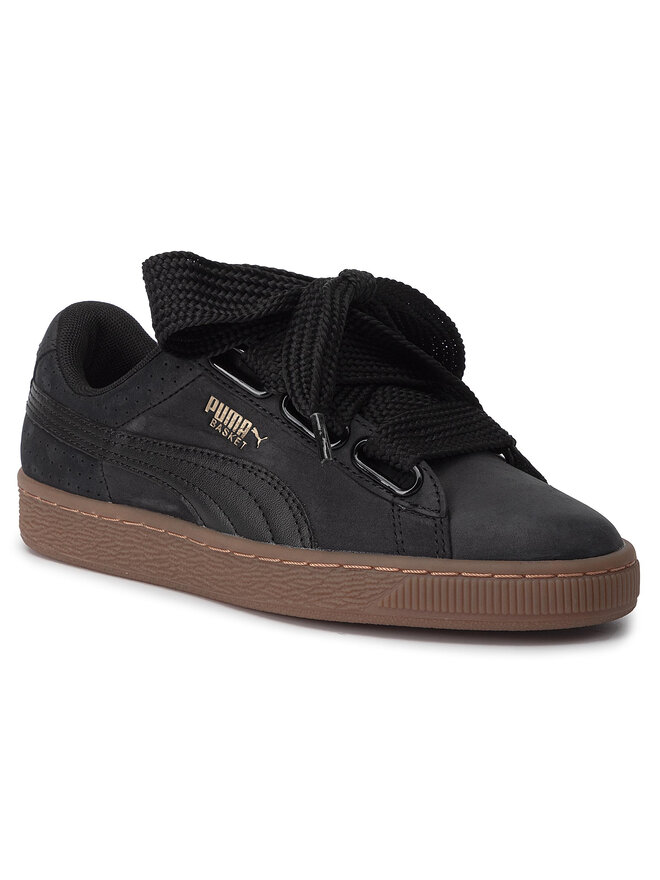 Sneakers Puma Basket Heart Perf GUM 366809 02 Noir chaussures