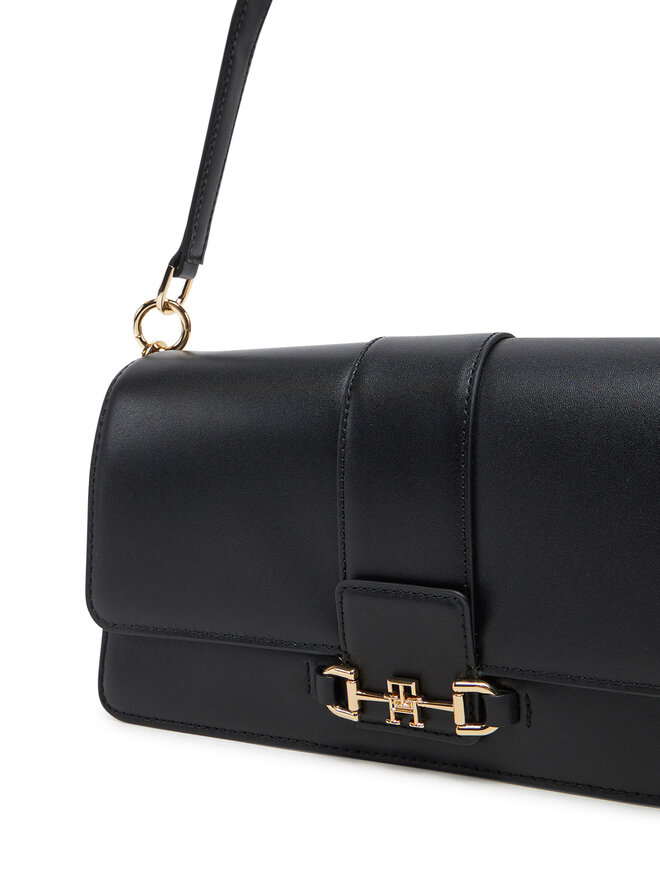 Tommy Hilfiger Bolso Tommy Hilfiger Heritage Leather Conv Crossover AW0AW17399 Negro