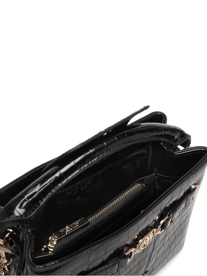 Nine West Handtasche Nine West EO-CITY GRACE-LDA9420 CROCO Schwarz