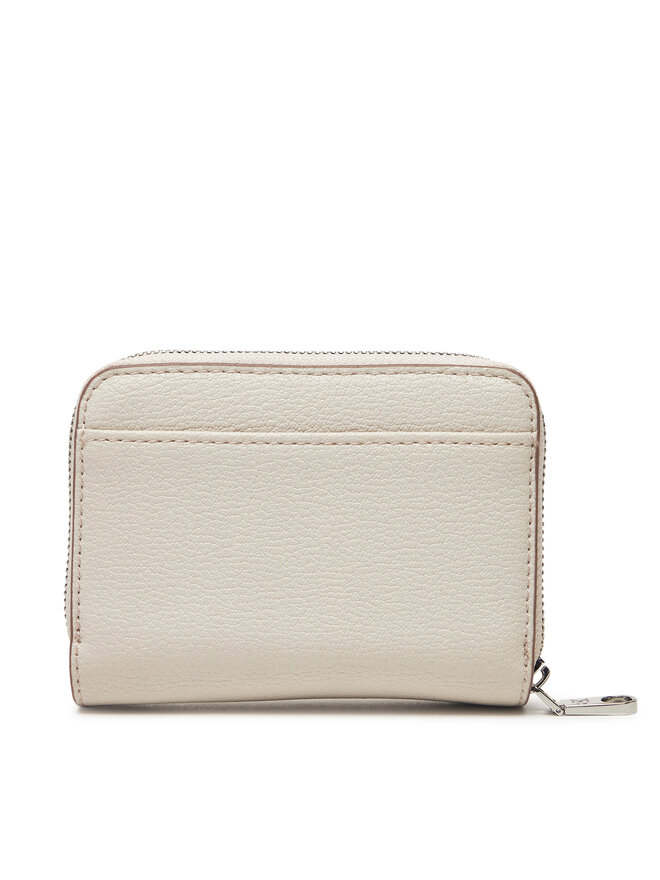 Calvin Klein Jeans Portfel damski Calvin Klein Jeans Minimal Monogram Md Zip Around LV04K1009G Écru