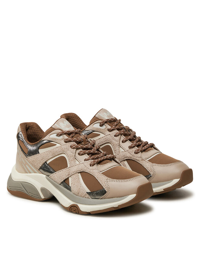 MICHAEL Michael Kors Sneakers MICHAEL Michael Kors Leo 43F4LEFS1L Braun