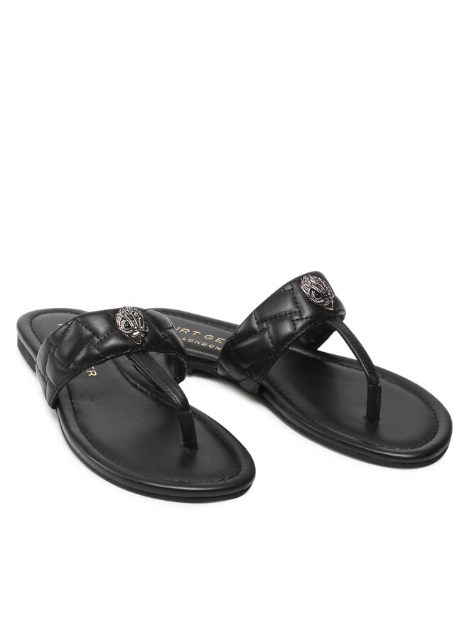 Kurt Geiger Flip-flops Kurt Geiger Kensington T-Bar Sandal 8651400109 Fekete