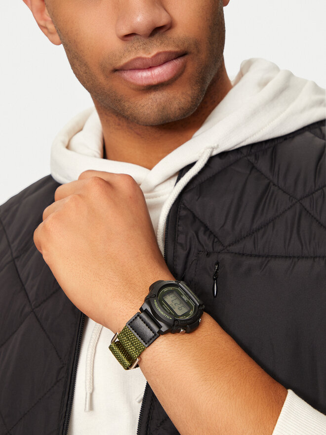 Casio Zegarek Casio W-219HB-3AVEF Czarny