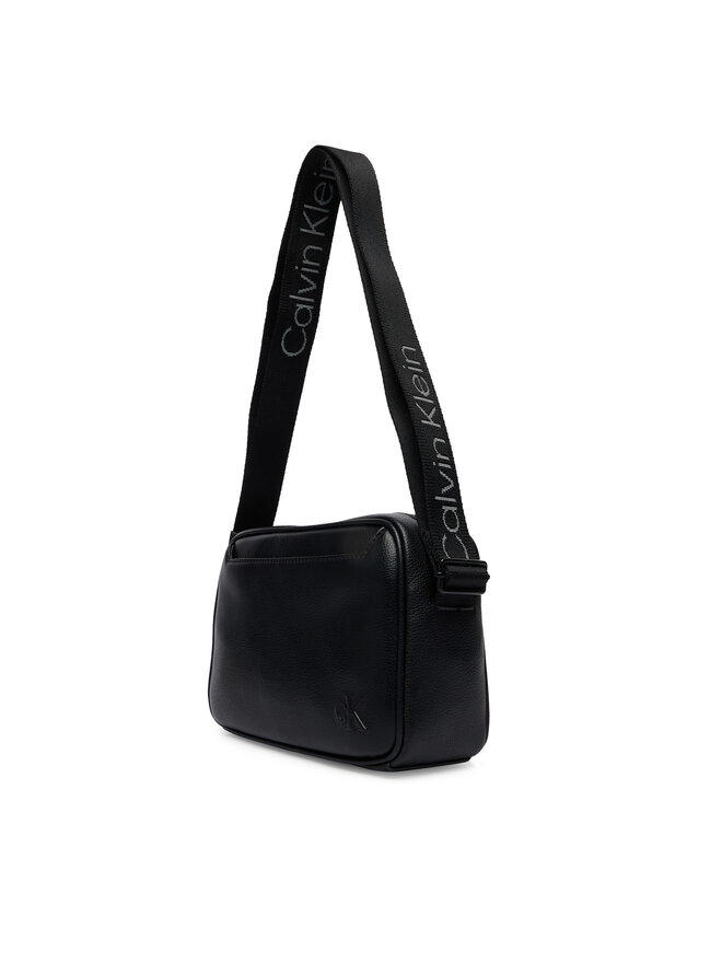 Calvin Klein Umhängetasche Calvin Klein Webbing Strap Camera Bag LV04D3129G Schwarz