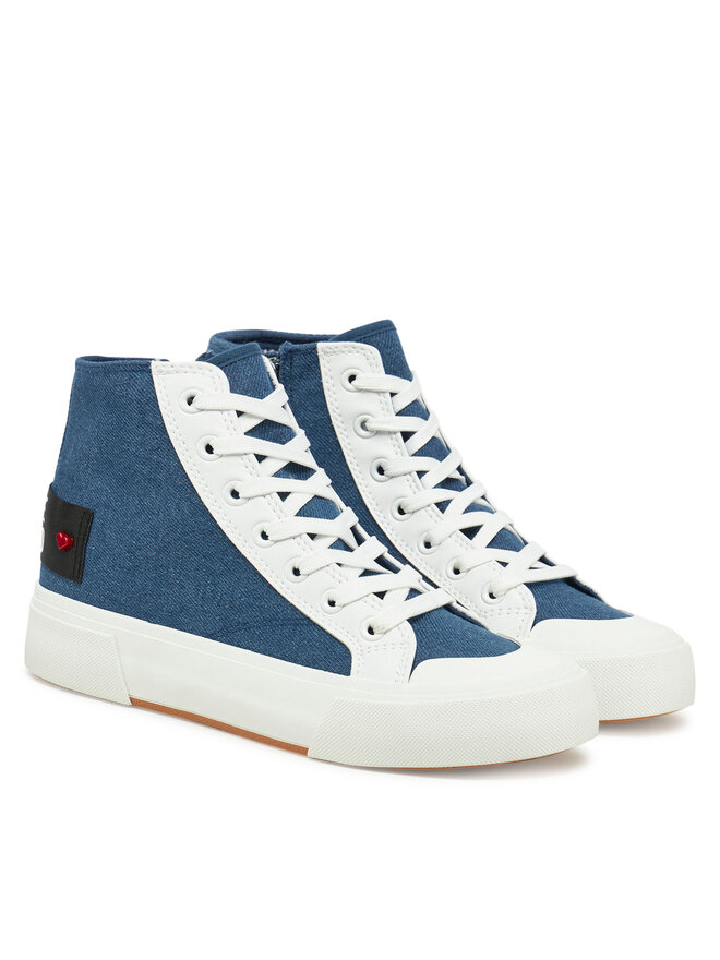 LOVE MOSCHINO Tornacipő LOVE MOSCHINO JA15022G1MJO5700 Kék