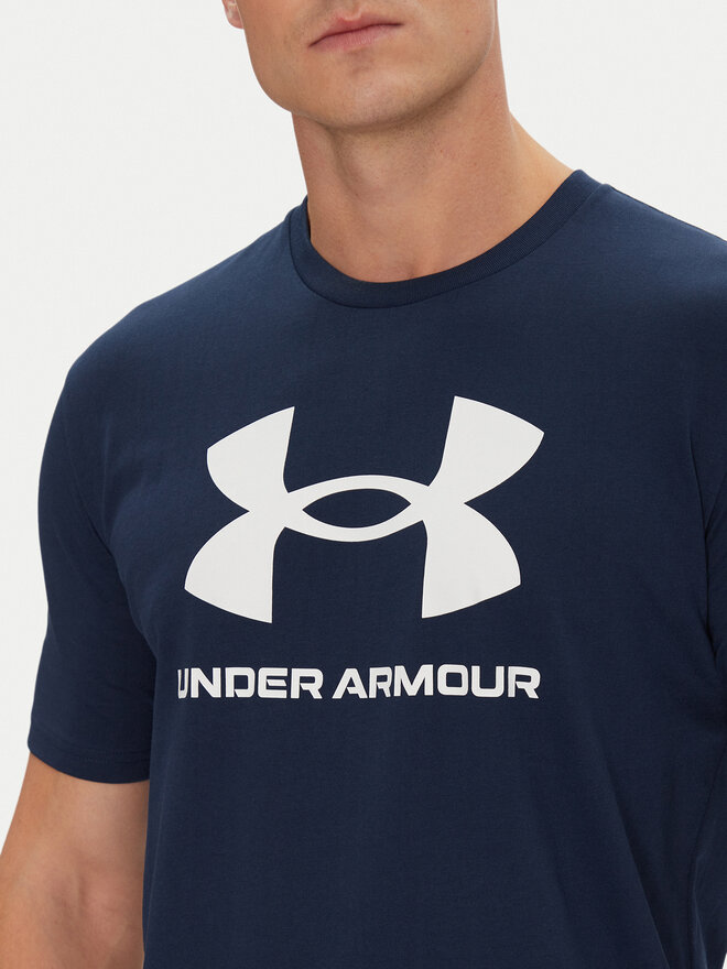 Under Armour Under Armour Marškinėliai Ua Sportstyle Logo Update Ss 1382911 Tamsiai mėlyna Loose Fit
