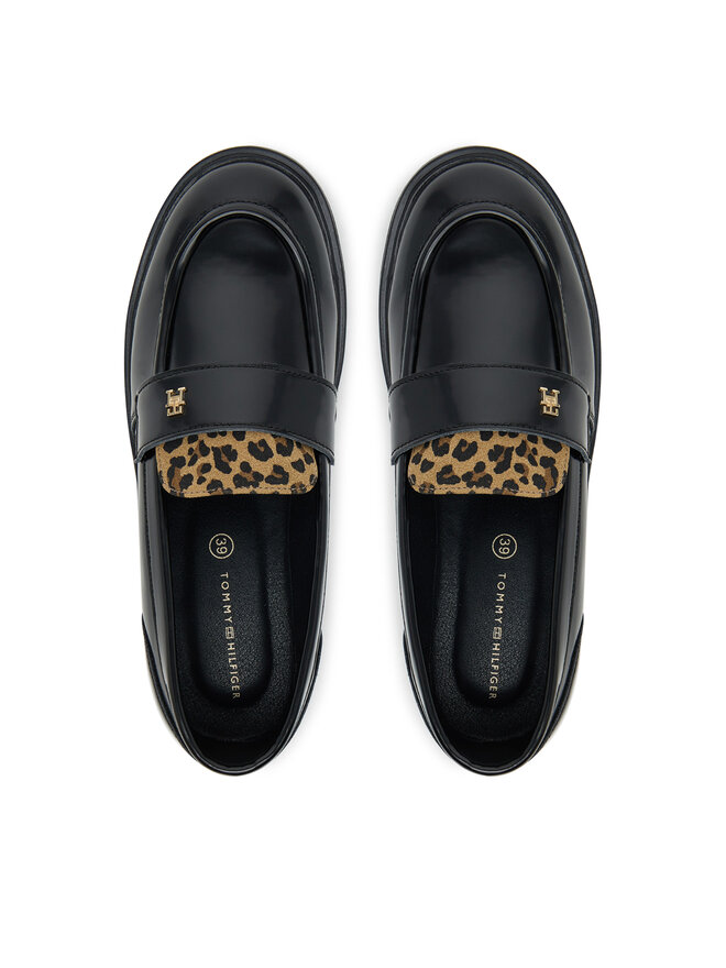 Tommy Hilfiger Halbschuhe Tommy Hilfiger Low Cut Shoe T3A4-34010-1850 Schwarz