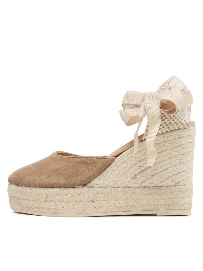 Manebi Espadrile Manebi Wedge Espadrilles W 1.9 WV Rjava