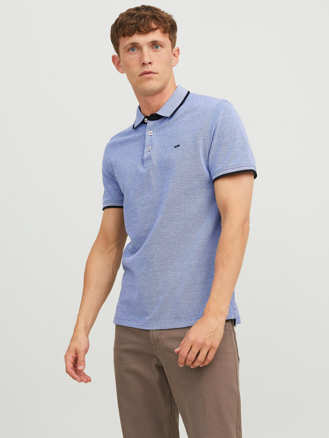 Jack&Jones Jack&Jones Pólóing Paulos 12136668 Kék Slim Fit