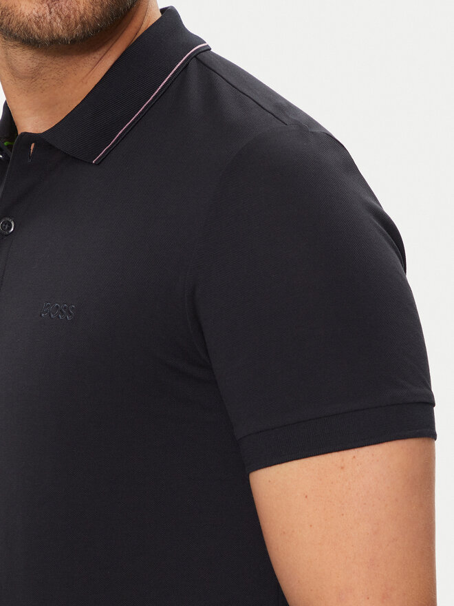 BOSS Boss Поло Paule 4 50506195 Cиній Slim Fit