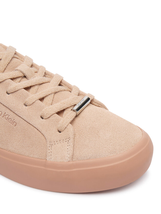 Calvin Klein Zapatillas Calvin Klein Lace-Up Sneaker Suede/Wl Ck HW0HW02679 Rosa