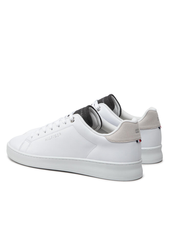 Tommy Hilfiger Zapatillas Tommy Hilfiger Retro Court Clean Cupsole FM0FM04246 Blanco