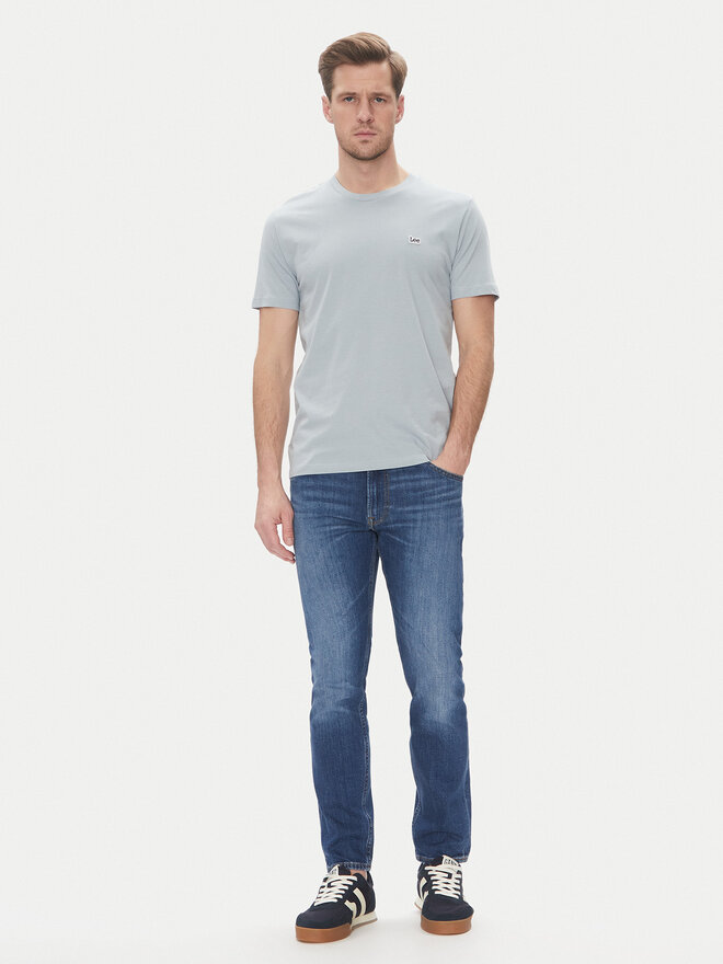 Lee Lee T-Shirt Patch 112364594 Γαλάζιο Regular Fit