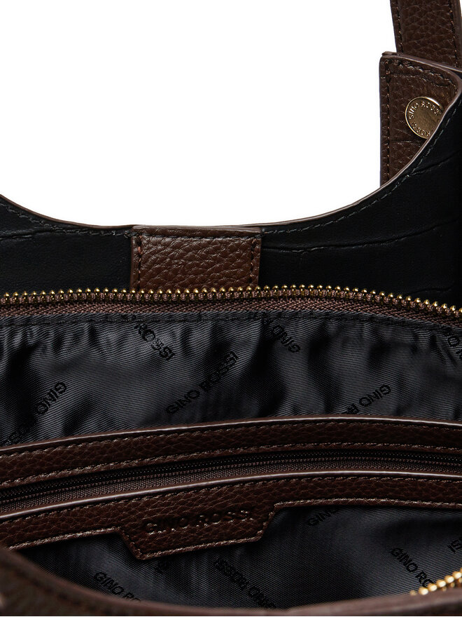 GINO ROSSI Handtasche GINO ROSSI C-LX10146 Dunkelbraun