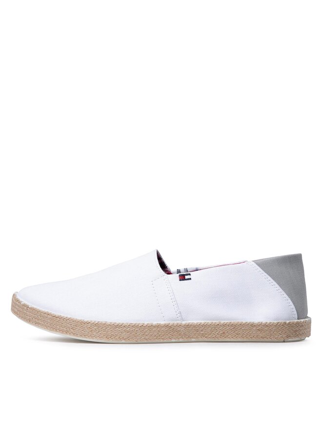 Tommy Hilfiger Espadrilky Tommy Hilfiger Easy Summer Slip On FM0FM00569 Bílá