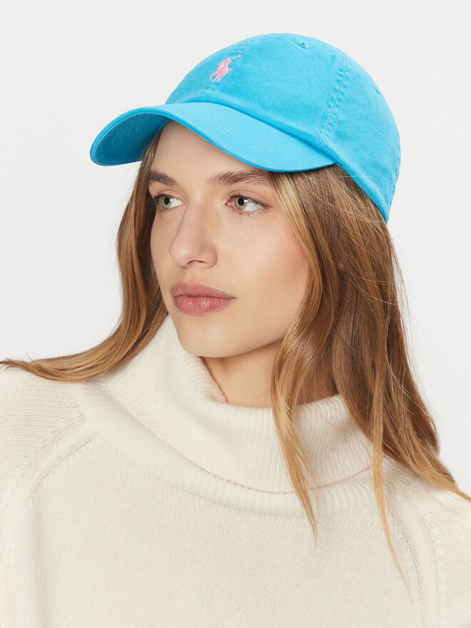 Polo Ralph Lauren Czapka z daszkiem Polo Ralph Lauren 211912843012 Niebieski