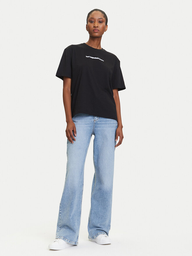Karl Lagerfeld Jeans Karl Lagerfeld Jeans Camiseta A3W17039 Negro Regular Fit