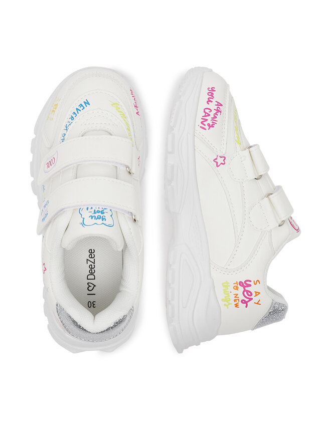 DeeZee Sneakersy DeeZee CEO-AVO-19627-002 Biały
