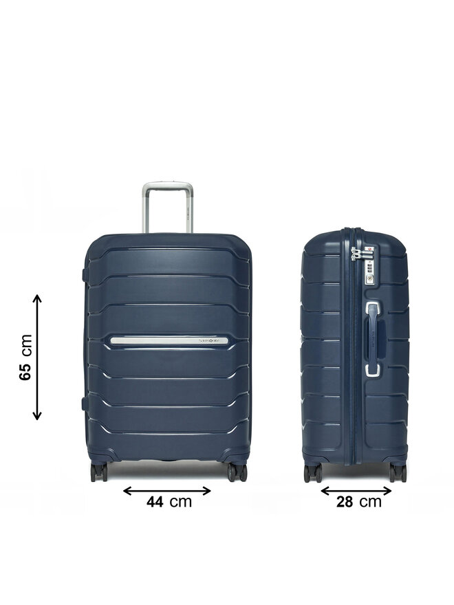 Samsonite Střední kufr Samsonite Flux 88538 1598 1INU Tmavomodrá