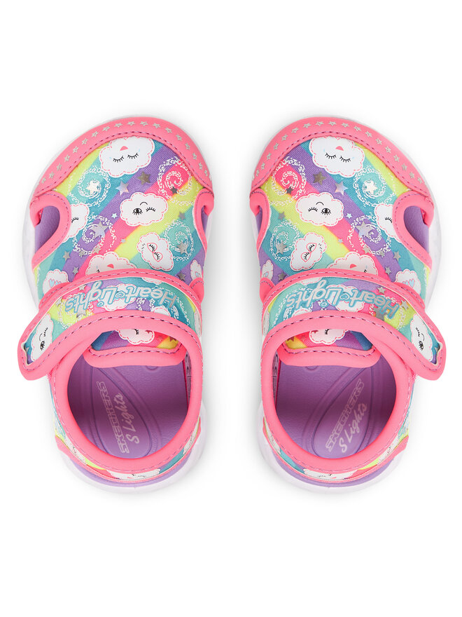 Skechers Sandale Skechers Heart Lights Sandals-Cutie Clouds 302977N/HPMT Roz